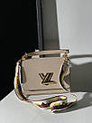Жіноча сумка Луї Віттон бежева Louis Vuitton Beige Large Twist MM Epi Leather, фото 9