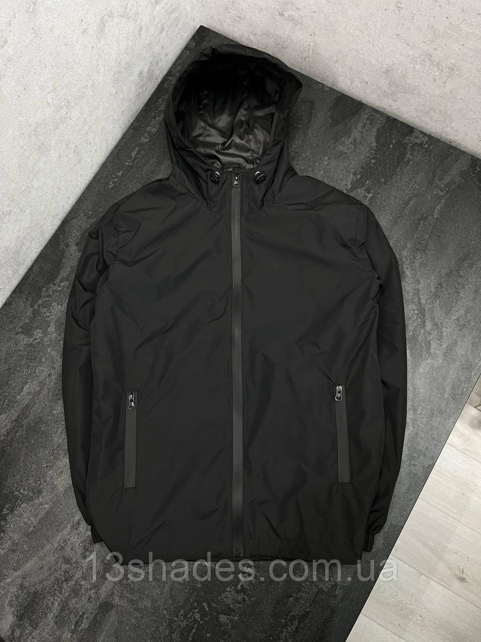 Вітровка чоловіча чорний, фото 1