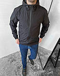 Вітровка чоловіча чорний, фото 2