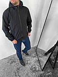 Вітровка чоловіча чорний, фото 4