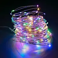 Гирлянда Капля росы с мульти цветом 200 LED Гирлянда для декора нить 20м (Гирлянда) TLK