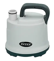 Intex 28606 электрический дренажный погружной насос для откачки и слива воды из бассейна 3 585 л/ч, от сети