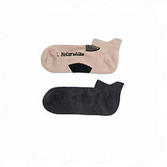 Шкарпетки Naturehike L 40-43 (2 пари) NH21FS014 бежевий/чорний