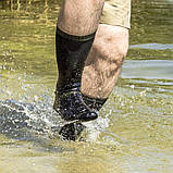 Шкарпетки водонепроникні Dexshell Trekking, р-р S, з зеленою смужкою, фото 3