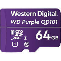 Карта памяти WD 64GB microSDXC class 10 UHS-I (WDD064G1P0C) ASN