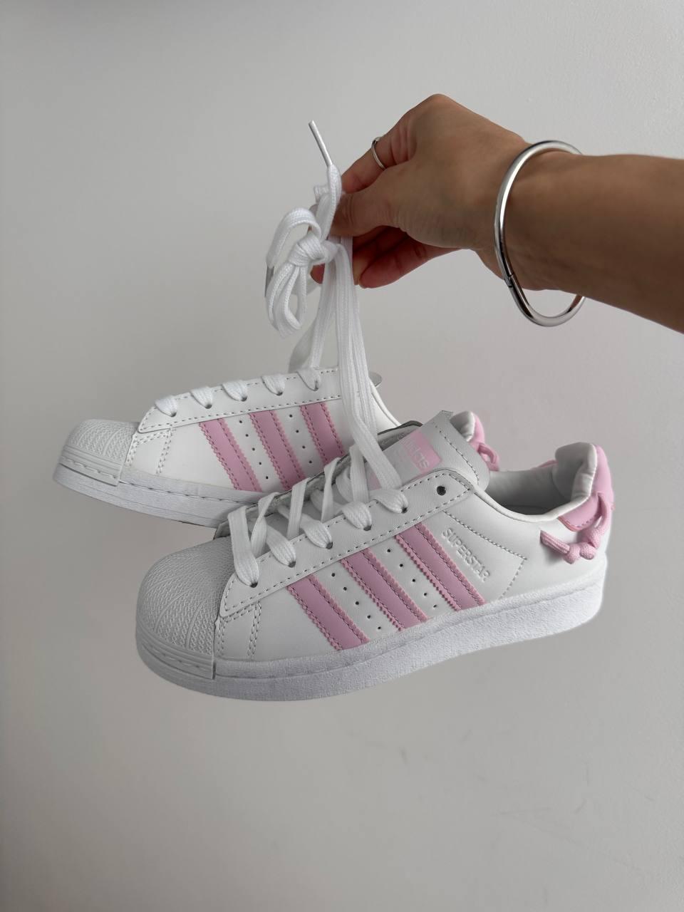 Adidas Superstar White Pink Knotted Rope adidas Originals Superstar ID 2194799273 2656 Prom.ua