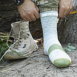 Шкарпетки водонепроникні Dexshell Terrian Walking Ankle, p-p S, зелені, фото 7