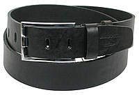 Мужской кожаный Ремень daymart под джинсы Skipper 1165-45 черный 4,5 см