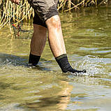 Шкарпетки водонепроникні Dexshell Thermlite, p-p L, з зеленою смужкою, фото 9