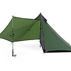 Намет Naturehike Pyramid I (1-місний) 20D nylon NH17T030-L темно-зелений, фото 3