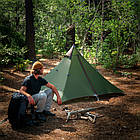 Намет Naturehike Pyramid I (1-місний) 20D nylon NH17T030-L темно-зелений, фото 6