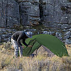 Намет Naturehike Mongar II (2-х місний) 210Т polyester + footprint NH17T007-M темно-зелений, фото 4