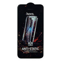 DR ПОШТУЧНО (тех.пак) Захисне скло Hoco G10 HD Anti-static for Apple Iphone 14 Pro Колір Чорний