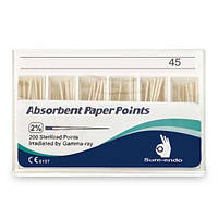 Штифты бумажные Sure-Endo 0.2 № 45, 200шт