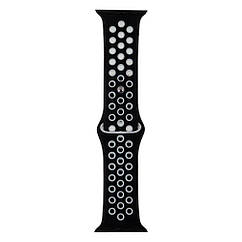 DR Ремінець для Apple Watch Band Silicone Nike + Protect Case 40/41 mm Колір 05, Чорно-пудровий