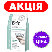 Brit Struvite 400 г корм для котов Брит Струвит Brit Grain Free Veterinary Diet Struvite Chicken & Pea 2 кг