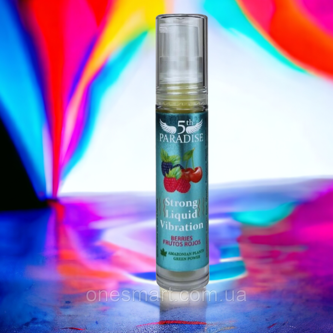 Рідкий вібратор із смаком і ароматом ягід "Strong Liquid Vibration Red Fruits" 5th Paradise (10 мл), фото 1