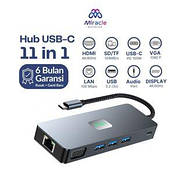 Док-станція USB хаб BAOCED 11 в 1 USB C, фото 3