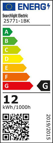 Настільна лампа Cirque чорний метал, фото 2