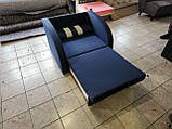 Дитячий диван-ліжко Піт-Стоп Sentenzo 122х165 см синього кольору, фото 2
