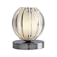 Claw Touch Table Lamp- Chrome Metal, Acrylic & Frosted Glass