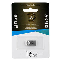 DR USB Flash Drive T&amp;G 16gb Metal 106 Колір Сталевий