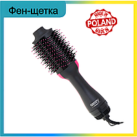 Професійна фен-щітка для укладання волосся Camry CR 2025 Гребінець з феном (Польща) TLK