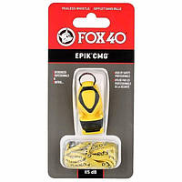 Свисток FOX 40 Original Whistle Epik CMG Safety 8803-0208, Жёлтый, Размер (EU) - 1SIZE