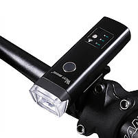 Велосипедна фара West Biking HJ-047 0701166 Black металева велофара ліхтар на акумуляторі LED 24 шт., фото 4