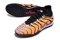 Сороконожки Nike Mercurial TN Оранжевые с полосками