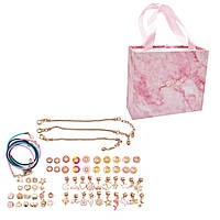 Toys Набір для створення браслетів Pandora THE BEST GOLD (Pink) з підвісками Im_457