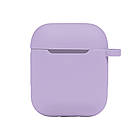 DR Чехол Silicone Case with hook для Airpods 1/2 Цвет 05.Lilac, фото 4