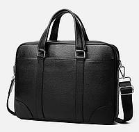 Мужской кожаный деловой портфель для документов, сумка офисная из натуральной кожи Im_2900