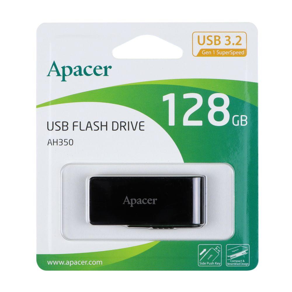 DR USB Flash Drive 3.2 Apacer AH350 128 gb Колір Чорний