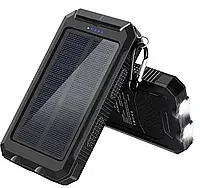 Powerbank со встроенным солнечным элементом Solar Chargeri Оригинальный Павербанк 10000 mAh Повербанки TLK