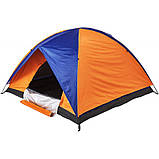 Палатка Skif Outdoor Adventure II, 200x200 cm ц:orange-blue, фото 5