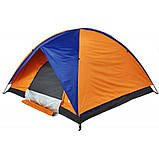 Палатка Skif Outdoor Adventure II, 200x200 cm ц:orange-blue, фото 7