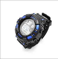 Универсальные водонепроницаемые наручные часы с компасом Giish KL Черный с Синим