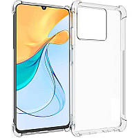 Силиконовый (TPU) чехол GETMAN AirBag для ZTE Blade V50 Vita - Transparent