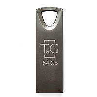 USB флеш-накопичувач T&amp;G 64gb Metal 117 Колір Чёрный