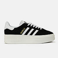 Жіночі кросівки Адідас Газель - Adidas Gazelle Bold (Platform) Black