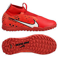 Детские сороконожки Nike Air Zoom Mercurial Superfly 9 MDS Academy TF Junior FJ0349-600, Красный, Раз TR_2900