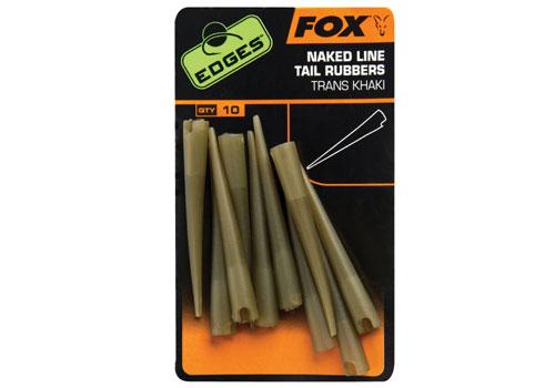 Конуси для безпечних кліпс Fox Power Grip naked line tail rubbers size 7, 10шт, фото 1