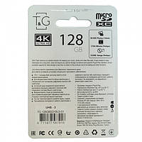 Картка пам'яті MicroSDHC 128 GB UHS-3 Class 10 T&G З адаптером Im_395