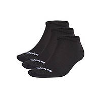 Носки Adidas No show Socks 3 Pairs U Black GE6133, Чёрный, Размер (EU) - 3 (40-42) TR_390