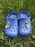 Крокси сабо для хлопчика 22/23 (13.5 см) ТМ Vitaliya сині, фото 2
