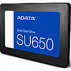 DR SSD Диск ADATA Ultimate SU650 120 GB 2.5" 7 mm SATAIII (ASU650SS-120GT-R) Характеристика Чорний, фото 3