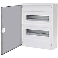 Щит розподільний навісний ETI ACT 24 PT 24+4 2-рядні прозорі двері IK07 IP40 (1100241)