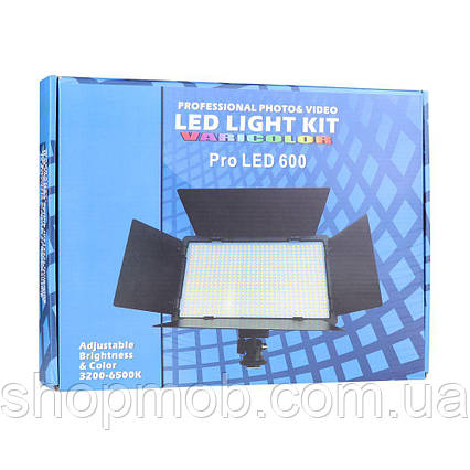 SM  SM Лампа LED Camera Light 29cm (E-600) Battery Цвет Черный, фото 2