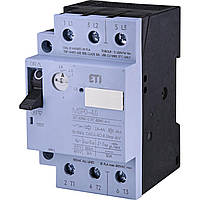 Автоматичний вимикач захисту двигуна ETI MSP0-4,0 (1,1-1,5 kW, 2.4-4A) (4646622)